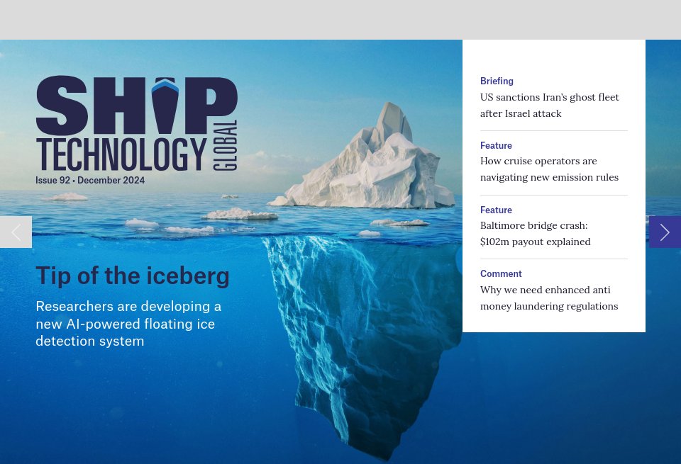 Home | Tip of the iceberg - Ship Technology Global | Issue 92 ...