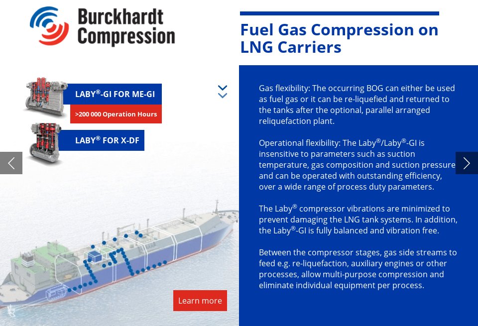 Burckhardt Compression - Ship Technology Global | Issue 74 | January 2021