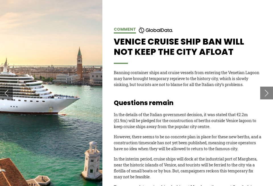 venice cruise ship restrictions